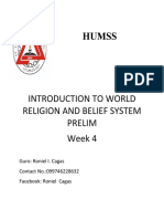 World Religion Module 4