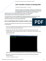 Running Ubiquiti UniFi Controller in Docker On Synology NAS - Mike Tabor