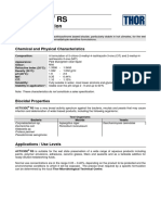 Acticide RS: ® Product Information