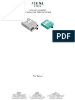 T Ilt Ix Inclino Met Er Withanalog&Rs232Interface: User Manual