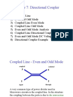 Coupled Line - Even and Odd Mode