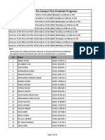 Fdocuments - in Interview Schedule For On Campus Post Graduate Listpdf Interview Schedule For On