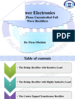 4 Single Phase Uncontrolled Full-Wave Rectifiers