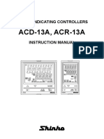 ACD-13A, ACR-13A: Digital Indicating Controllers