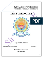 Lecture Notes: Sir C R Reddy College of Engineering