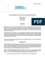 Corrosion Management in Hydrocracking and Hydroprocessing Units