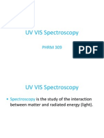 UV VIS Spectroscopy: PHRM 309