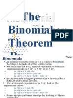 The Binomial Theorem By: Syed Ahmed Raza