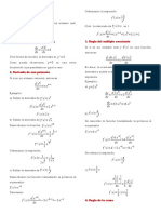 Reglas Básicas de Derivación