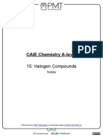 CAIE Chemistry A-Level: 15: Halogen Compounds