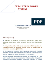 Faults in Power System