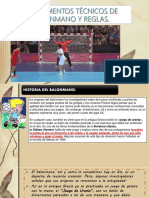 4.1 Definicion de La Tecnica Del Balon Mano