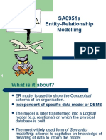 SA0951a Entity-Relationship Modelling