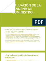 2.4 Evaluación de La Cadena de Suministro.