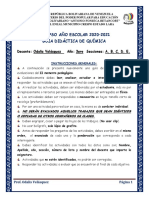 Guía de Química 3er. Año A, B, C, D, E. Prof. Odalis Velásquez