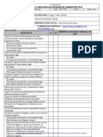 Eev-For-01 - Formulario para La Revisión Expediente Administrativo