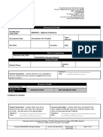 BSB50215 - Diploma of Business: Assessment Details