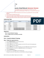 1.6.1 Packet Tracer - Implement A Small Network - ILM