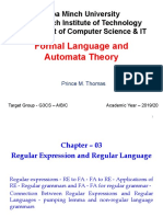 Chapter 03 - Regular Expression and Language