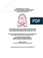 Fortalecimiento de Las Relaciones Comerciales Entre El Salvador y Países de Asia Oriental. Caso Tratado de Libre Comercio Con Corea Del Sur