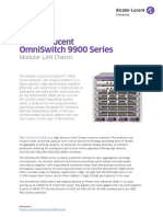 Alcatel-Lucent Omniswitch 9900 Series: Modular Lan Chassis