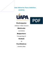 Tarea 3 de Psicopatologia II