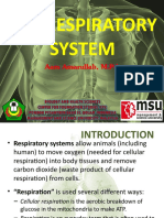 The Respiratory System: Aam Amarullah, M.PD