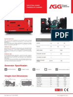 Generator Specification: Industrial Range Powered by Cummins