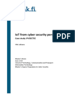 Iot From Cyber Security Perspective: Case Study Jyvsectec