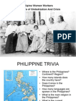 Filipino Women Workers in The Era of Globalization and Crisis