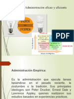 Administracion Eficaz y Eficiente