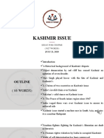 Kashmir Issue: Essay For Css/Pms (3027 WORDS)