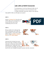 How To Terminate With An RJ45 Connector