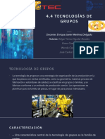 4.4 Tecnologias de Grupos