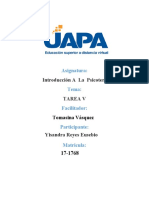 Tarea 5 Introducion Psicoterapia