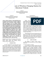 Design and Analysis of Wireless Charging Station For Electrical Vehicle