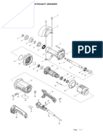 Model No. Gs5000 125Mm Straight Grinder