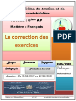 Taalimpress - Info - Correction Des Exercices de Soutien 6 AP