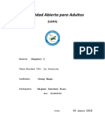 Tarea 7 de La Unidad VII (Español)