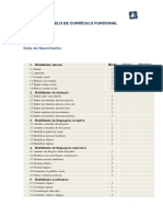 Modelo de Currículo Funcional: 1. Habilidades Iniciais Nível Início Término