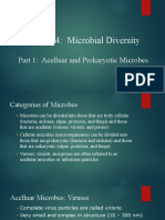 Chapter 4: Microbial Diversity: Part 1: Acelluar and Prokaryotic Microbes