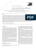 Mechanical Properties of Ion-Plated Tin Films On Aisi D2 Steel