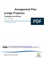 Quality Management Plan (Large Projects) : Template and Guide