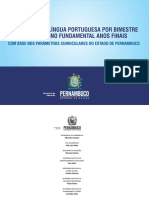 Conteúdos de Língua Portuguesa Por Bimestre para o Ensino Fundamental Anos Finais - Com Base Nos Parâmetros Curriculares de Pe