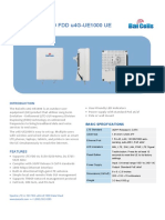 Spectra LTE-U OD FDD u4G-UE1000 UE: Basic Specifications