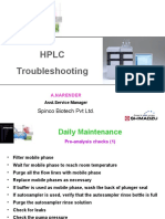 HPLC Troubleshooting: Spinco Biotech PVT LTD