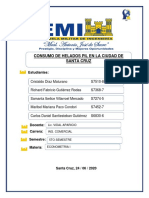 Consumo de Helados Pil en Santa Cruz de La Sierra PDF