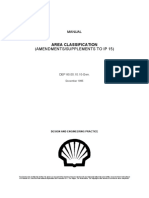 (Amendments/Supplements To Ip 15) : Area Classification