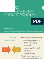 Urinary Elimination and Catheterization