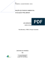 JRS - Investigação de Passivo Ambiental - Avaliação Preliminar